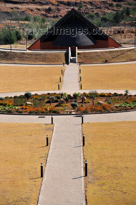 lesotho79: Thaba Bosiu, Lesotho: central stage at Thaba Bosiu Cultural Village - photo by M.Torres - (c) Travel-Images.com - Stock Photography agency - Image Bank