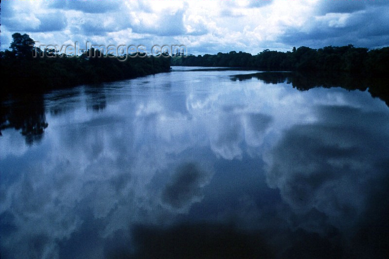 liberia17: West Grand Bassa County, Liberia, West Africa: reflection on the river Saint John - photo by M.Sturges - (c) Travel-Images.com - Stock Photography agency - Image Bank