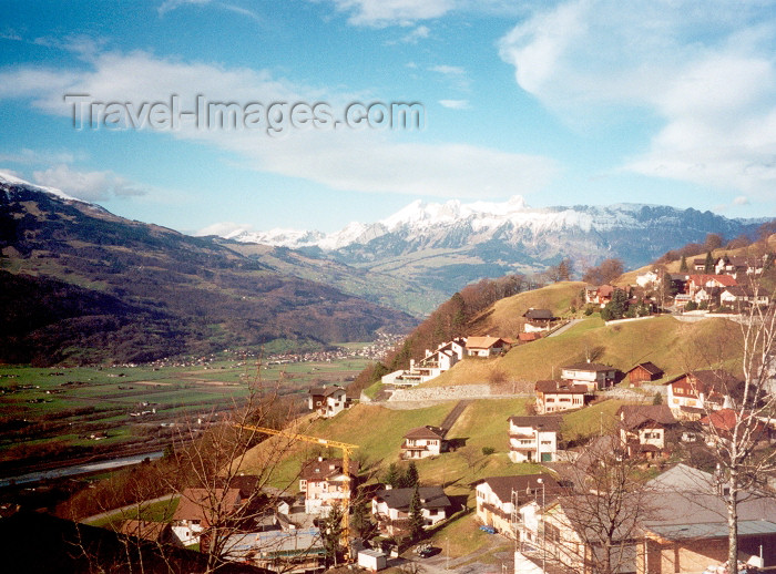 liech20: Liechtenstein - Triesenberg: looking towards Sevelen (photo by M.Torres) - (c) Travel-Images.com - Stock Photography agency - Image Bank