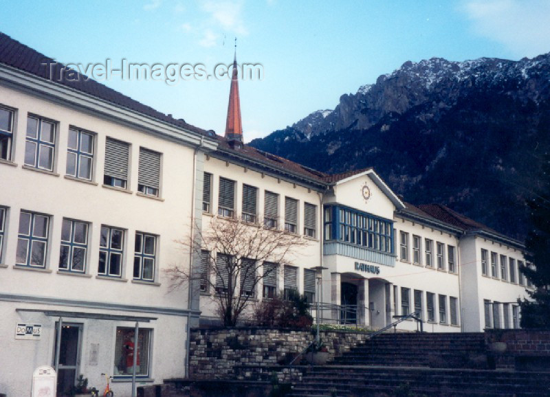 liech33: Liechtenstein - Schaan: town-hall - Rathaus (photo by M.Torres) - (c) Travel-Images.com - Stock Photography agency - Image Bank