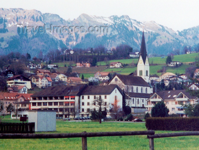 liech35: Liechtenstein - Eschen: the centre - St. Martin's nursing home (photo by M.Torres) - (c) Travel-Images.com - Stock Photography agency - Image Bank