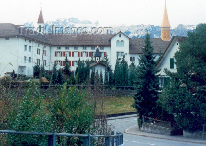 liech37: Liechtenstein - Vorderer Schellenberg: the Cloister (photo by M.Torres) - (c) Travel-Images.com - Stock Photography agency - Image Bank