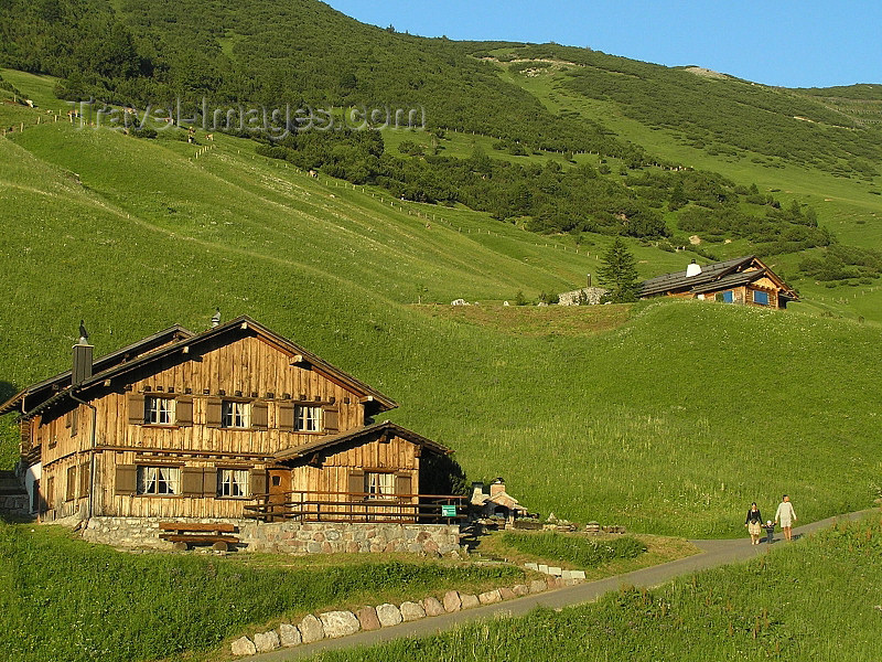 liech49: Liechtenstein - Malbun: house on the slope - photo by J.Kaman - (c) Travel-Images.com - Stock Photography agency - Image Bank