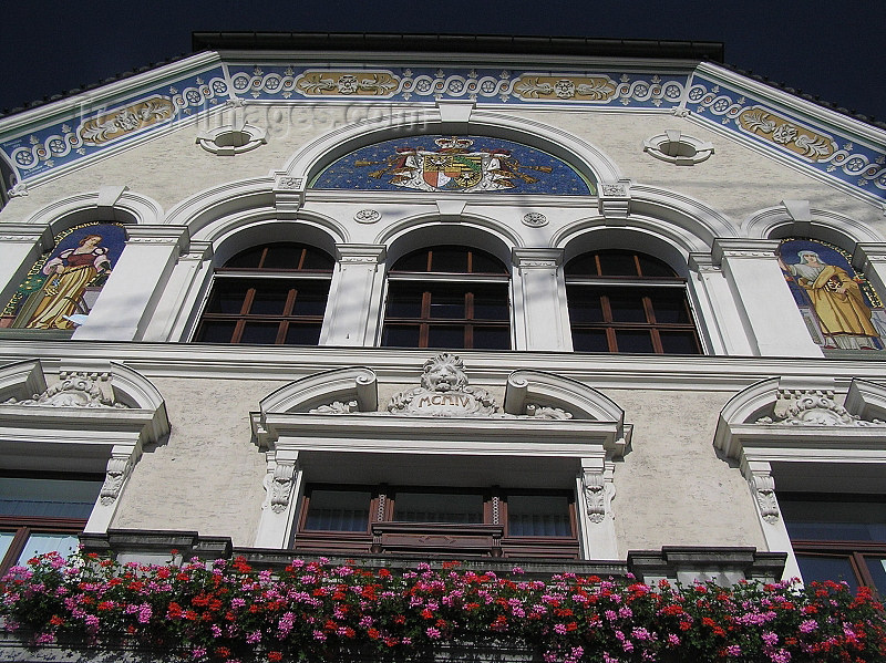 liech56: Liechtenstein - Vaduz: Government house - detail - Regierungsgebäude - photo by J.Kaman - (c) Travel-Images.com - Stock Photography agency - Image Bank