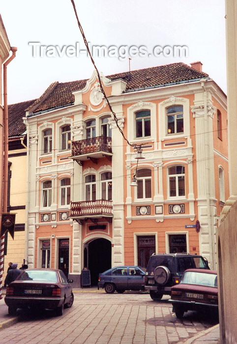 lithuan19: Lithuania - Vilnius: decorated façade - photo by M.Torres - (c) Travel-Images.com - Stock Photography agency - Image Bank