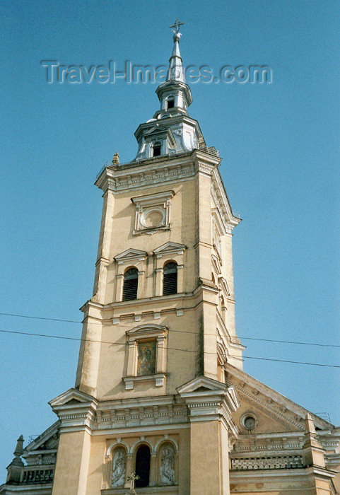 lithuan4: Lithuania - Joniskis: church spire / baznycia - Šiauliai County - photo by M.Torres - (c) Travel-Images.com - Stock Photography agency - Image Bank