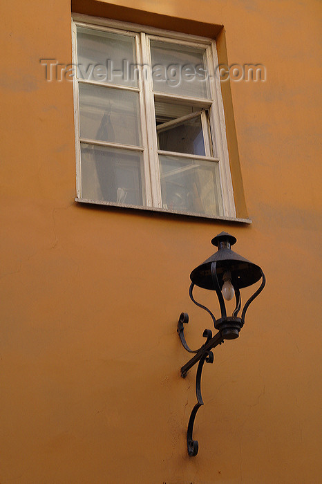 lithuania171: Lithuania - Vilnius: lantern in the old town - photo by Sandia - (c) Travel-Images.com - Stock Photography agency - Image Bank