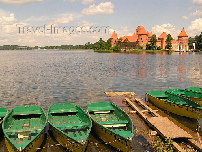 lithuania45: Lithuania / Litva / Litauen - Trakai: Trakai Castle and Galve Lake - Trakai National Park - photo by J.Kaman - (c) Travel-Images.com - Stock Photography agency - Image Bank