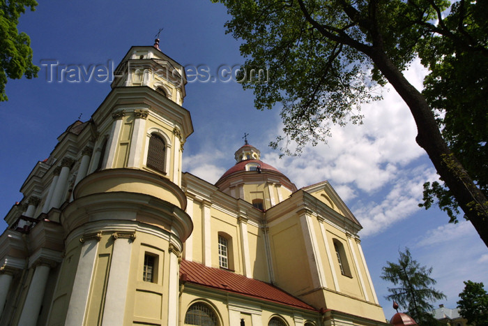 lithuania60: Lithuania - Vilnius: Baroque - Sts. Peter & Paul's Roman Catholic Church - façade / Svento Petro ir Povilo baznycia - photo by A.Dnieprowsky - (c) Travel-Images.com - Stock Photography agency - Image Bank