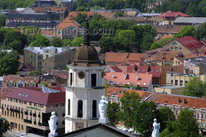 lithuania75: Lithuania - Vilnius: Cathedral of the Three Saints and its Belfry - from the hill - photo by A.Dnieprowsky - (c) Travel-Images.com - Stock Photography agency - Image Bank