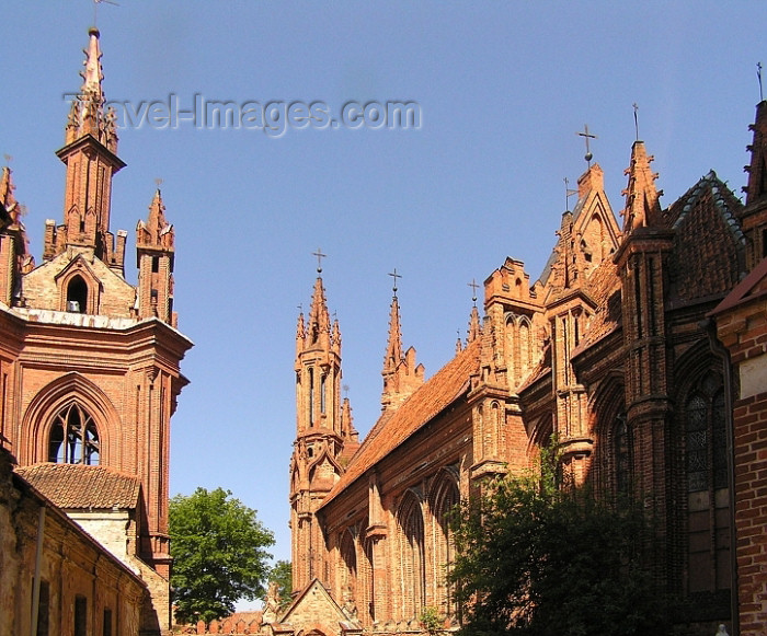 lithuania79: Lithuania - Vilnius: St.Anne's and Bernardine Church Ensemble - photo by J.Kaman - (c) Travel-Images.com - Stock Photography agency - Image Bank