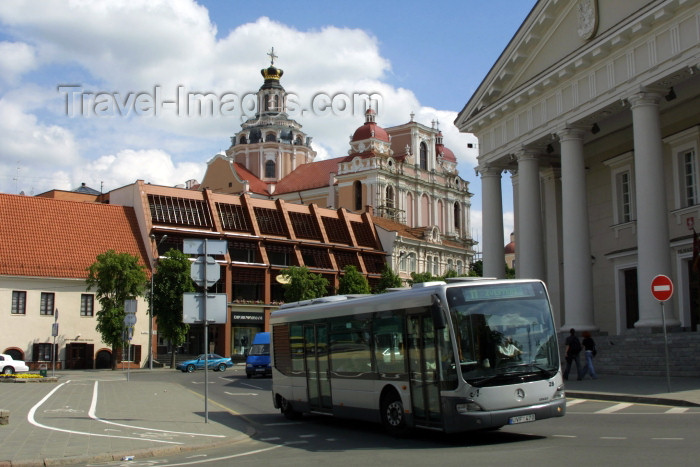 lithuania82: Lithuania - Vilnius: Old City Hall and St. Casimir's Jesuit Church - photo by A.Dnieprowsky - (c) Travel-Images.com - Stock Photography agency - Image Bank