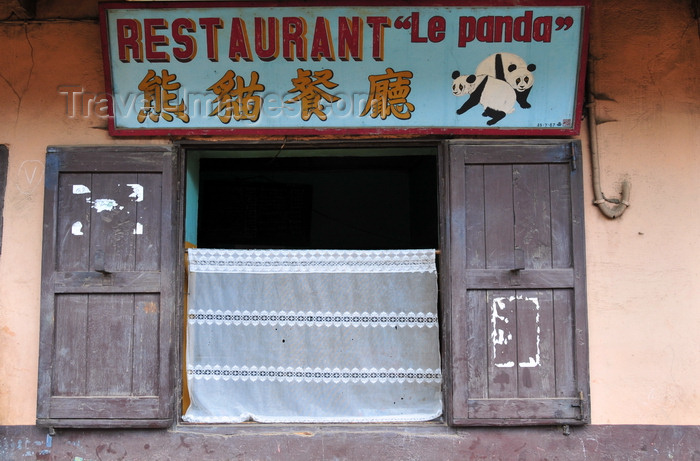 madagascar145: Moramanga, Alaotra-Mangoro, Toamasina Province, Madagascar: 'Panda' Chinese restaurant - photo by M.Torres - (c) Travel-Images.com - Stock Photography agency - Image Bank