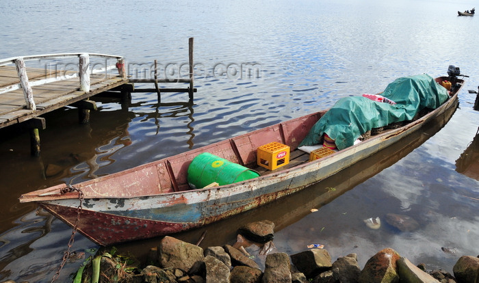 madagascar146: Soanierana Ivongo, Analanjirofo, Toamasina Province, Madagascar: iron canoe used for cargo - photo by M.Torres - (c) Travel-Images.com - Stock Photography agency - Image Bank