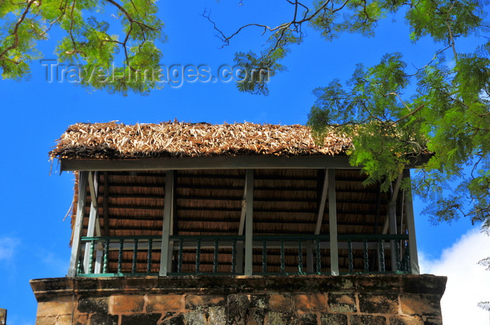 madagascar185: Ambohimanga Rova, Antananarivo-Avaradrano, Analamanga region, Antananarivo province, Madagascar: Royal Hill of Ambohimanga - veranda over the main gate of the Rova fortress-palace - sentry post - UNESCO world heritage site - photo by M.Torres - (c) Travel-Images.com - Stock Photography agency - Image Bank