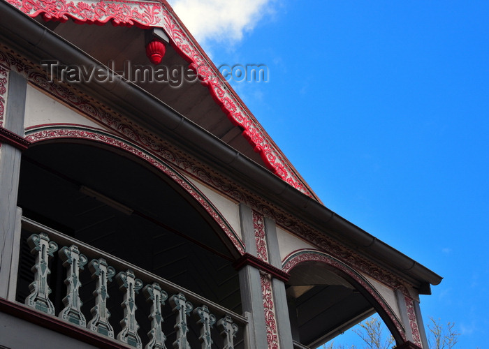 madagascar190: Ambohimanga Rova, Antananarivo-Avaradrano, Analamanga region, Antananarivo province, Madagascar: Royal Hill of Ambohimanga - summer palace of the queens of Madagascar - veranda detail - UNESCO world heritage site - photo by M.Torres - (c) Travel-Images.com - Stock Photography agency - Image Bank