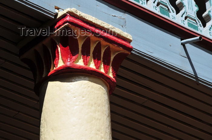 madagascar196: Ambohimanga Rova, Antananarivo-Avaradrano, Analamanga region, Antananarivo province, Madagascar: Royal Hill of Ambohimanga - column and capital - summer palace of the queens of Madagascar - UNESCO world heritage site - photo by M.Torres - (c) Travel-Images.com - Stock Photography agency - Image Bank