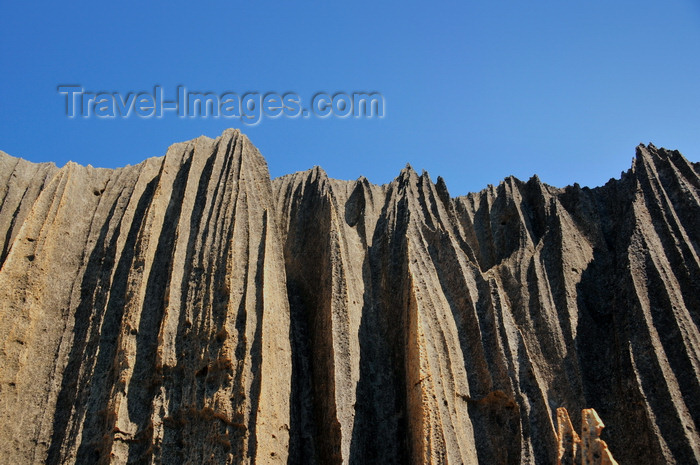 madagascar302: Tsingy de Bemaraha National Park, Mahajanga province, Madagascar: rock etched into channels and ridges known as tsingy - karst limestone formation - UNESCO World Heritage Site - photo by M.Torres - (c) Travel-Images.com - Stock Photography agency - Image Bank