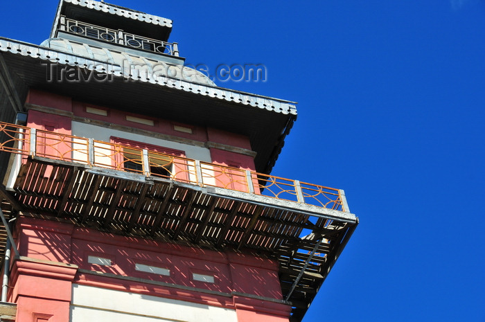 madagascar374: Antananarivo / Tananarive / Tana - Analamanga region, Madagascar: tower at Andafiavaratra palace - built by William Pool for prime minister Rainilaiarivony - Rue Ravelojaona - photo by M.Torres - (c) Travel-Images.com - Stock Photography agency - Image Bank