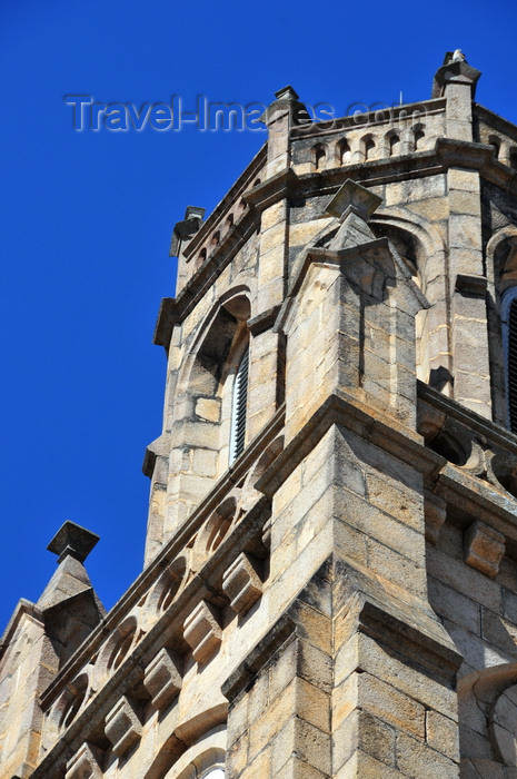 madagascar414: Antananarivo / Tananarive / Tana - Analamanga region, Madagascar: bell tower at Andohalo cathedral - designed by father Alphonse Taix - photo by M.Torres - (c) Travel-Images.com - Stock Photography agency - Image Bank