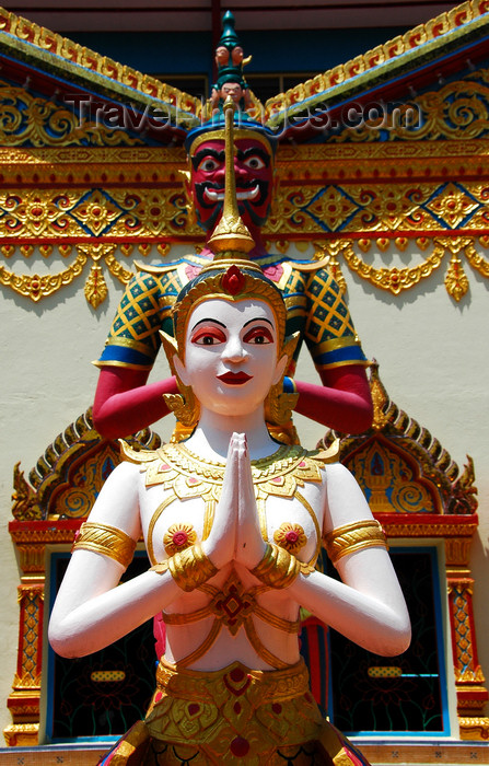 mal380: Statue at Wat Chayamangkalaram temple, Penang, Malaysia. 
 photo by B.Lendrum - (c) Travel-Images.com - Stock Photography agency - Image Bank