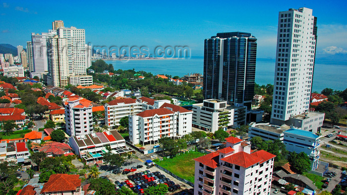 mal384: Penang city skyline - waterfront, Penang, Malaysia. 
 photo by B.Lendrum - (c) Travel-Images.com - Stock Photography agency - Image Bank