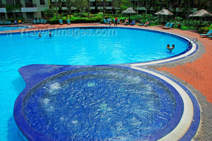mal401: Beach resort swimming pool, Langkawi, Malaysia, photo by B.Lendrum - (c) Travel-Images.com - Stock Photography agency - Image Bank