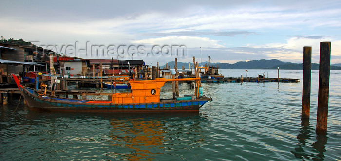 mal439: Fishing industry - fishing boats, Pulau Pangkor Island, Malaysia.
 photo by B.Lendrum - (c) Travel-Images.com - Stock Photography agency - Image Bank