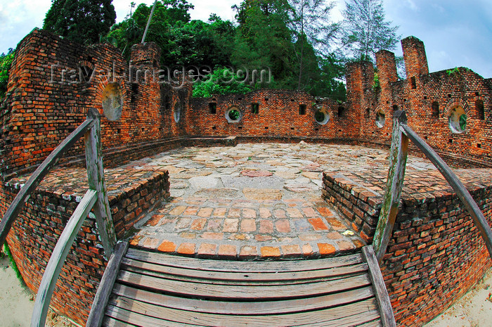 mal448: Dutch fort - where the Pangkor Treaty was signed, marking the beginning of British colonial domination of the Malay Peninsula, Pulau Pangkor Island, Malaysia. photo by B.Lendrum - (c) Travel-Images.com - Stock Photography agency - Image Bank