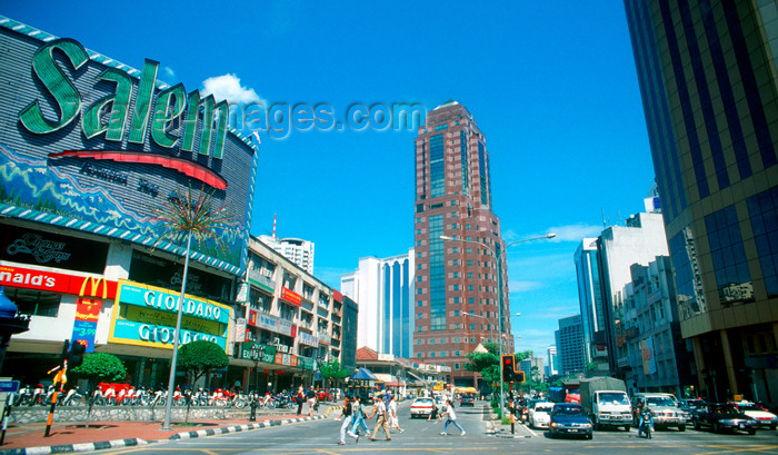 mal466: City center - Salem cigarettes ad, Kuala Lumpur, Malaysia - photo by B.Lendrum - (c) Travel-Images.com - Stock Photography agency - Image Bank