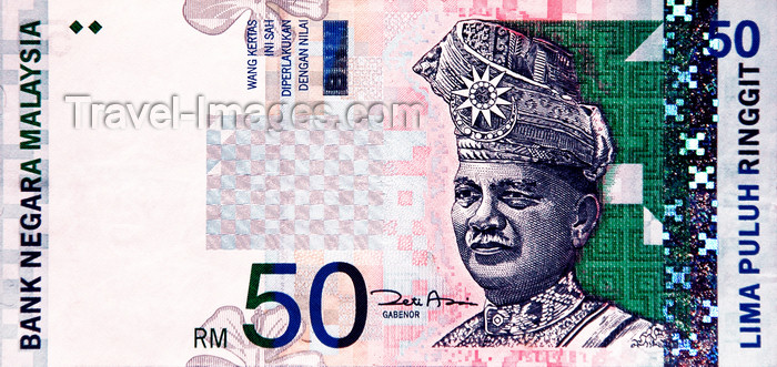 mal477: Currency, 50 Ringgit note Bank Negara Malaysia, Malaysia - photo by B.Lendrum - (c) Travel-Images.com - Stock Photography agency - Image Bank