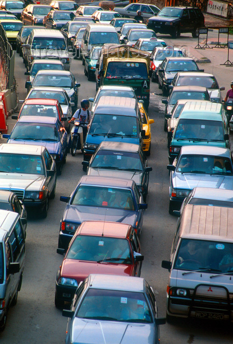 mal480: Traffic congestion, Kuala Lumpur, Malaysia - photo by B.Lendrum - (c) Travel-Images.com - Stock Photography agency - Image Bank