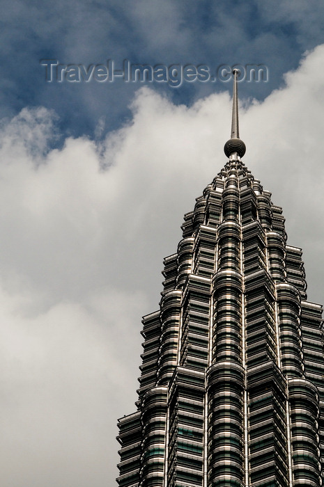 mal492: Kuala Lumpur, Malaysia: top of one of the Petronas Towers - photo by J.Pemberton - (c) Travel-Images.com - Stock Photography agency - Image Bank