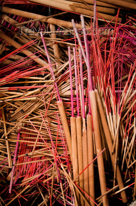 mal506: Kuala Lumpur, Malaysia: discarded incense sticks at Sze Ya Temple - photo by J.Pemberton - (c) Travel-Images.com - Stock Photography agency - Image Bank