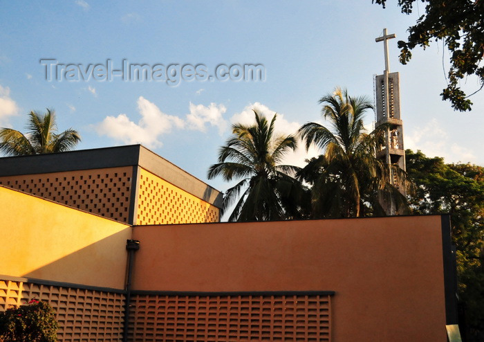 malawi118: Mangochi, Malawi: Mangochi Cathedral of St. Augustine - modern church - former Fort Johnston - photo by M.Torres - (c) Travel-Images.com - Stock Photography agency - Image Bank