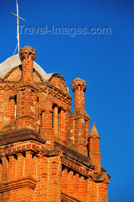 malawi39: Blantyre, Malawi: St Michael and All Angels Church - tower detail - Church of Central Africa, Presbyterian (CCAP) - photo by M.Torres - (c) Travel-Images.com - Stock Photography agency - Image Bank