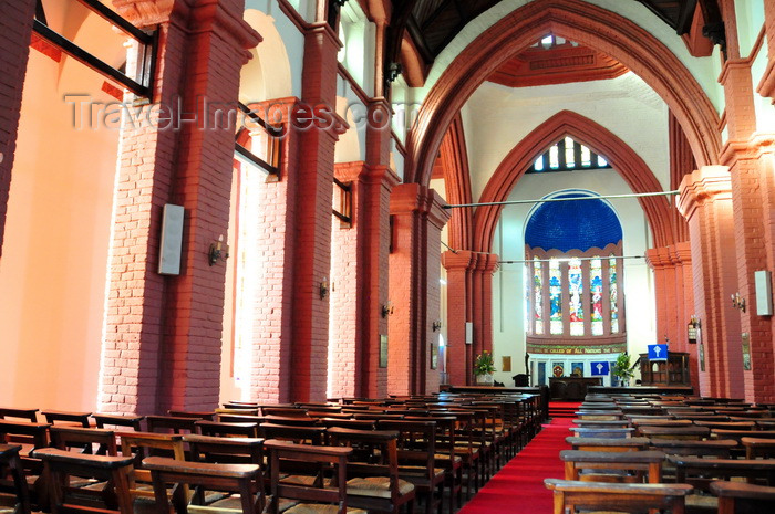 malawi47: Blantyre, Malawi: St Michael and All Angels Church - interior of the nave - Byzantine arcade of six arches - National Monument - photo by M.Torres - (c) Travel-Images.com - Stock Photography agency - Image Bank