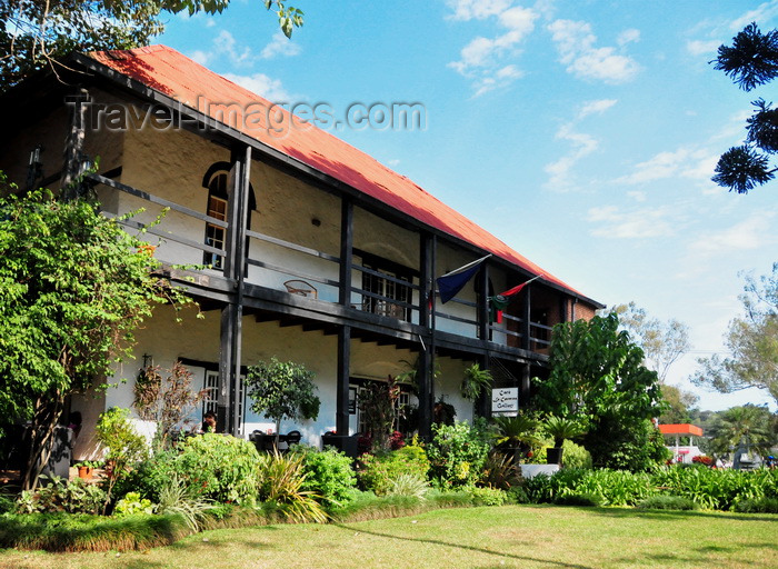 malawi61: Blantyre, Malawi: Mandala Manager's House, Café La Caverna, Gallery, Society of Malawi library and archive - built in 1882 as the HQ the African Lakes Company - Malawi's first two-storey building and its oldest house - photo by M.Torres - (c) Travel-Images.com - Stock Photography agency - Image Bank