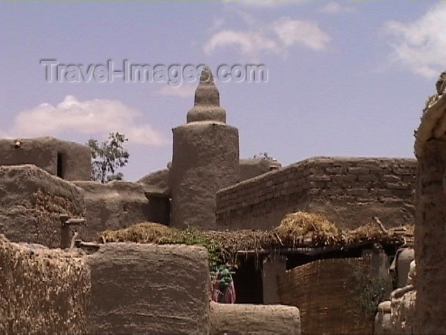 mali25: Mali - Bozo town: mud architecture - photo by A.Slobodianik - (c) Travel-Images.com - Stock Photography agency - Image Bank