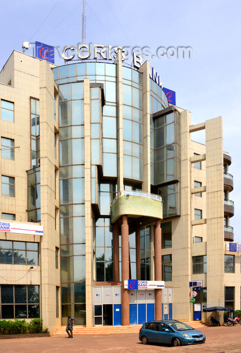 mali99: Bamako, Mali: Coris Bank tower - a Burkinabé financial group - photo by M.Torres - (c) Travel-Images.com - Stock Photography agency - Image Bank