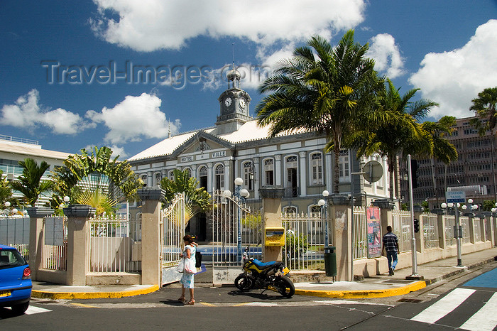 martinique23: Fort-de-France, Martinique: Hôtel de Ville, modeled after the Petit Trianon at Versailles - photo by D.Smith - (c) Travel-Images.com - Stock Photography agency - Image Bank