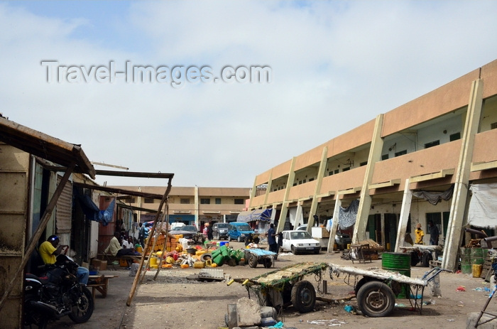 mauritania17: Nouakchott, Mauritania: buildings of the Moroccan Market aka Socogim market - photo by M.Torres - (c) Travel-Images.com - Stock Photography agency - Image Bank