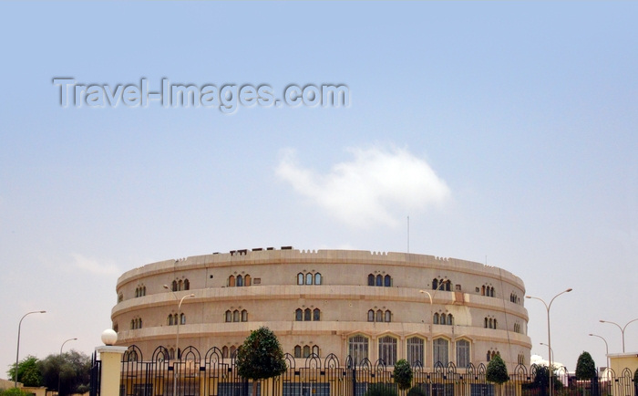 mauritania43: Nouakchott, Mauritania: the colosseum inspired NASR building - the National Insurance and Reinsurance company - Nationale d'Assurance et de Réassurance - photo by M.Torres - (c) Travel-Images.com - Stock Photography agency - Image Bank