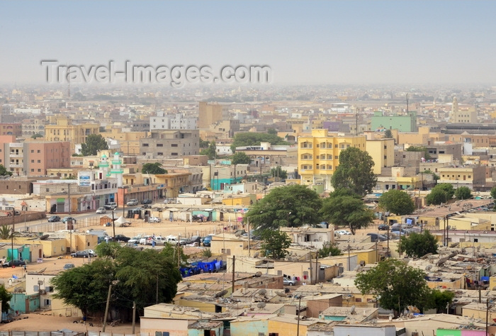 mauritania7: Nouakchott, Mauritania: skyline with shanty town market in the city center - photo by M.Torres - (c) Travel-Images.com - Stock Photography agency - Image Bank