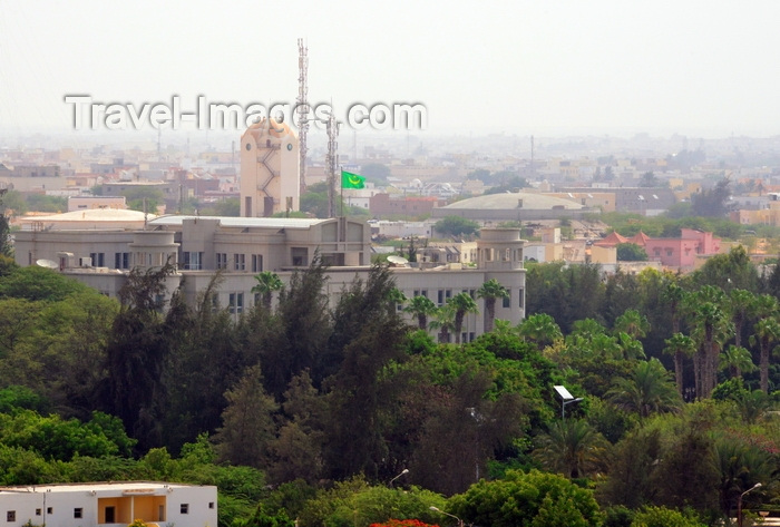 mauritania8: Nouakchott, Mauritania: the Mauritnian presidential palace surrounded by its large garden - photo by M.Torres - (c) Travel-Images.com - Stock Photography agency - Image Bank