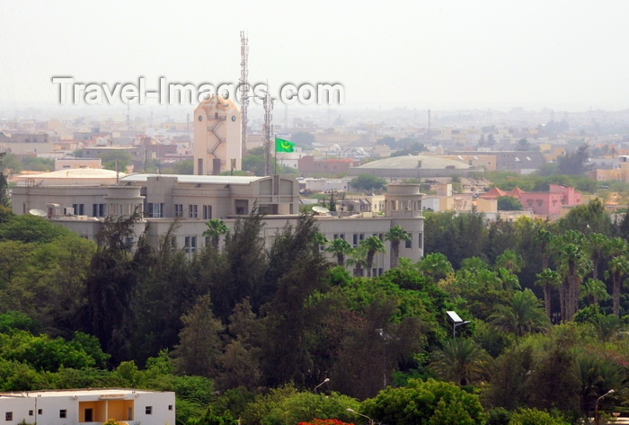 mauritania8: Nouakchott, Mauritania: the Mauritnian presidential palace surrounded by its large garden - photo by M.Torres - (c) Travel-Images.com - Stock Photography agency - Image Bank