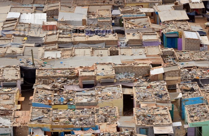 mauritania9: Nouakchott, Mauritania: slum in the city center, seen from above - photo by M.Torres - (c) Travel-Images.com - Stock Photography agency - Image Bank