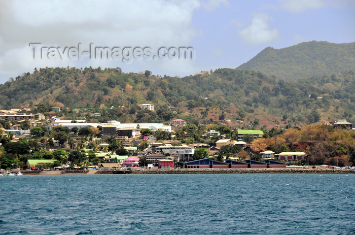 mayotte1: Mamoudzou, Grande-Terre / Mahore, Mayotte: the town seen from the Ocean - photo by M.Torres - (c) Travel-Images.com - Stock Photography agency - Image Bank