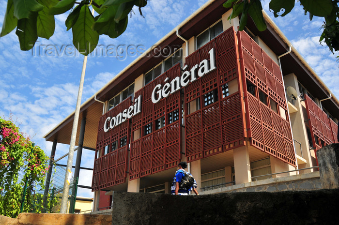 mayotte17: Mamoudzou, Grande-Terre / Mahore, Mayotte: parliament of the Departmental collectivity - Conseil Général de Mayotte - Rue de l'Hôpital - photo by M.Torres - (c) Travel-Images.com - Stock Photography agency - Image Bank