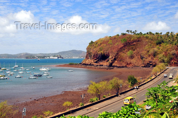 mayotte25: Mamoudzou, Grande-Terre / Mahore, Mayotte: Adrian Souli avenue, along the bay and Pointe Mahabou with Dzaoudzi and Pamanzi in the background - photo by M.Torres - (c) Travel-Images.com - Stock Photography agency - Image Bank